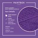 Paintbox Yarns Simply Chunky - Acrylic Yarn - 3.53oz / 100g, 149yds / 136m, 10pcs