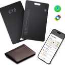 Wallet Tracker Card for Apple & Android, Find My Credit Card Tracker for Wallet, Luggage, Rechargeable Tracking Card Works with Apple Find My & Google's Find Hub (for iOS & Android, 1 Pack)