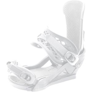 Snowboard Bindings Lightweight Snow Shoes Bindings Rear Entry Bindings for Men and Women Easy to Put on and Take Off (Medium, White)