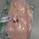 XIHALOOK House Slippers for Women Men Cozy Sock Shoes with Soft Rubber Sole Slip On for Indoor/Outdoor (9.5-10 Women/8-8.5 Men, 1 Pink)