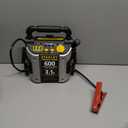 STANLEY J309 Portable Power Station Jump Starter 600 Peak Amp Battery Booster, 3.1A USB Ports, Battery Clamps
