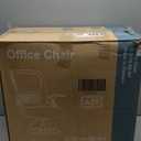 Smug Drafting Chair with Flip-up Arms, Height Adjustable Standing Tall Office Desk Chair with Foot Ring, Ergonomic Swivel Computer Chairs with Rolling Wheels, Grey