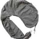 My Brest Friend Deluxe Nursing Pillow Cover - Slipcovers for Baby - Adjustable Fit, Easy Care, Durable - Original Nursing Pillow Not Included, Dark Grey