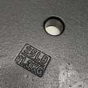 Yes4All Standard 1 Inch Cast Iron Weight Plate - Ideal for Strength Training - 25LB - Single