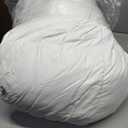 APSMILE King Size Heavyweight Down Feather Fibers Comforter for Winter Weather/Sleeper - Ultra-Soft High Fill Power Hotel Collection Comforter, 65 Oz Fluffy Thicker Duvet Insert(Solid White, 106"x90")