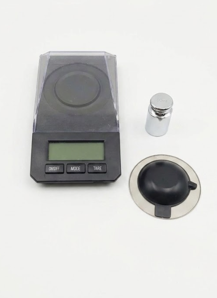 Milligram Scale 50g/0.001g High Precision Mg Scale, Portable Jewelry Scale .001 Gram Accuracy, Powder Scale, Digital Miligram Scale for Powder Medicine with Tray/Tweezers/Calibration Weight