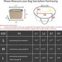 Felt Purse Organizer Insert for Longchamp Le Pliage, Handbag Insert with Multi-Pockets Fits Speedy, Neverfull and More (Small, Beige)
