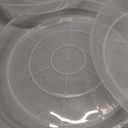 4 Pack 14 Inch Round Plant Saucers for Less 12 Inch Pot Indoors Outdoors Plant Trays for Pots Planter Saucer Plastic Drip Tray Planter Water Tray (Clear, 13.8"(4pcs))