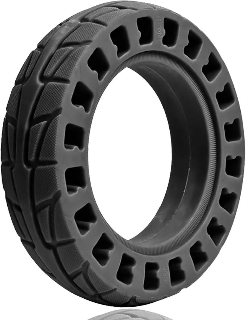 200x50 Solid Tire, 200x50 8''x2'' Scooter Replacement Wheels for Crazy Cart Razor Cart E100 E125 E150 E175 E200 E200s E225 Electric Scooter, 8 Inch Tubeless Rubber Solid Tires