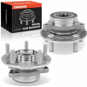 A-Premium 2 x Front or Rear Wheel Bearing and Hub Assembly with 5-Lug Compatible with Hyundai & Kia - 2017-2023 - Elantra, Elantra GT, Ioniq, Kona, Veloster, Veloster N, Niro, Seltos