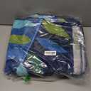 LIVEBOX 5x7 Rug for Kids Room, Soft Washable Dinosaur Rug for Boy Playroom,Non-Slip Machine Washable Blue Rugs for Bedroom, Throw Carpet Animal Rugs for Nursery Classroom (Blue,5'x7')