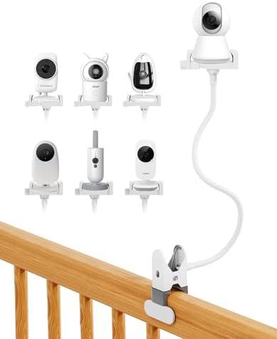 Gusfeliz Universal Holder for Baby Monitor, Baby Camera Mount Bracket for Baby Monitor, Babyphone Accessories Stand for mom Cozy/Boifun/Babystar/Philips Video, Mobile Phone Clip