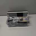 Mueller Vegetable Chopper Mandoline Slicer, Food Veggie Chopper, Cheese Grater, Onion Vegetable Cutter with Container, Dicer, Kitchen Gadgets & Essentials, White Sand/Grey (6 blade)