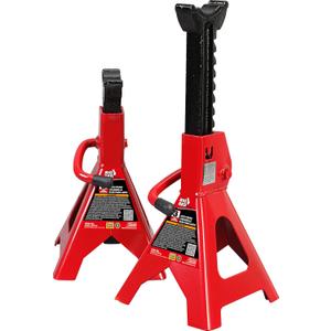 BIG RED 3 Ton Heavy Duty Steel Jack Stands, Capacity Car Lifting Stand,1 Pair (basic)