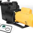 W3SP2607X10 Pool Pump 1 HP 115/230 V Single Speed Replacement for Hayward SP2607X10, High Speed Pool Pump for In-Ground Pool and Spa Of All Types and Sizes