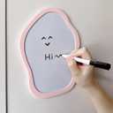 KEYDUACU 13 pcs Girls Locker Accessories, Locker Decorations Including Mirrors, whiteboards, Magnets and organizing Supplies. Ideal for Back-to-School Essentials and The Office (13 pcs-Pink)