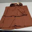 GORGLITTER Women's Strapless Tube Dress Starfish Slit Backless Cut Out Bodycon Maxi Long Cocktail Dress Brown Medium