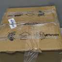 EIDEARAY Battery Operated Wall Sconce, Vintage Wall Sconce with Amber Tulip Glass Lampshade Rechargeable Battery Powered Wall Light with Remote Control for Bedroom,Living Room, Hallway, Aisle