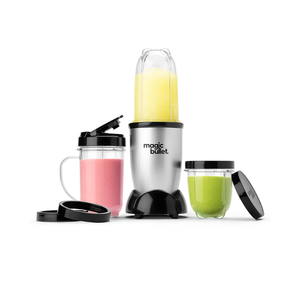 Magic Bullet Blender, Small, Silver, 11 Piece Set