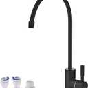 Havin Black Bar Sink Faucet, RO Water Filter Faucet,Drinking Water Faucet fits Most Water Filtration System, Kitchen Reverse Osmosis Faucet, Stainless Steel Filter Tap, Beverage Faucet for Bar Sink