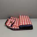 ZAZE Picnic Blanket Extra Large Waterproof, 80''x80''Checkered Picnic Blankets Beach, Outdoor, Camping on Grass Accessories Couple Ideas Wedding Registry Gifts (Red and White)