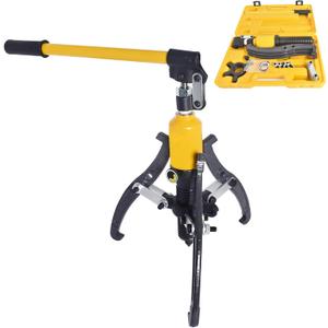 waltyotur 5T Hydraulic Gear Puller 3 Jaw Puller Set Hydraulic Bearing Puller 3 in 1 Pump Oil Tube Drawing Machine Wheel Bearing Pulling Separator
