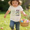 3-7 Years Boys Girls Easter T-Shirt for Kids Funny 3D Printed Meme Tee Shirt