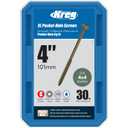 Kreg SML-C4X400-30 XL Pocket-Hole Screws 4", (30 Count) (1.5 inches)