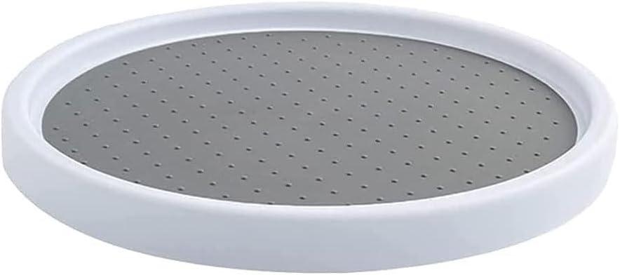 10 Inches Lazy Susan Turntable, Pantry Organizers and Storage Spice Rack Can Organizer for Kitchen Cabinet Fridge, Decorative Tray for Fruit, Corner Cabinet Pantry Bathroom Cosmetic Farmhouse
