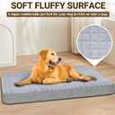 Heeyoo Large Dog Bed, Inflatable Dogs Bed for Large Dogs with Removable & Washable Cover, Orthopedic Dog Crate Pad with Anti-Slip Bottom, Portable Foldable Pet Bed for Indoor & Outdoor, Travel