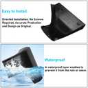 TTCR-II Compatible with 2020-2024 Toyota Highlander Roof Luggage Rack Cover Rear Right Side (Not for L/LE/Hybrid LE), for 2020 2021 2022 2023 2024 Highlander Cargo Rack Rail End Cover Shell 1 PC