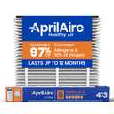 Genuine AprilAire 413 Replacement Filter for AprilAire Whole House Air Purifiers - MERV 13, Healthy Home Allergy, 16x25x4 Air Filter (Pack of 1)
