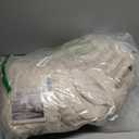 H.VERSAILTEX Velvet Stretch Couch Cushion Cover Plush Cushion Slipcover for Chair Loveseat Sofa Cushion Furniture Protector Seat Cushion Sofa Cover (3 Piece XL Sofa Cushion Covers, Ivory)