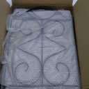 AMAGABELI GARDEN & HOME 10 Panels 24in(H)10ft(L) Decorative Garden Fences and Borders for Dogs No Dig Metal Fence Panel Garden Edging Border Fence for Animal Barrier Fencing