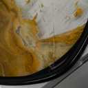 3D Dynamic Sand Art Liquid Motion, Moving Sand Art Picture Round Glass 3D Deep Sea Sandscape in Motion Display Flowing Sand Frame Relaxing Desktop Home Office Work Decor (12, Orange)