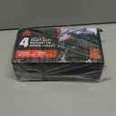 Ratchet Tie Down Straps Set,1500 lbs Break Strength, 1" x 15' Heavy Duty Ratchet Straps with 4X Soft Loops Padded Handles Coated S Hook, Fits for Moving Appliances Motorcycle ATV Truck,Black