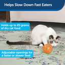 PetSafe Slimcat Feeder Ball - Interactive Game for Your Cat - Fill with Food and Treats - Orange