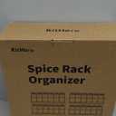 Magnetic Spice Rack with 24 Jars, 216 Labels, 1 Steel Funnel for Refrigerator，Microwave Oven - Full Set of Spice Organizer