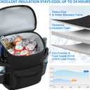 Tenot Cooler Backpack 33 Cans Backpack Coolers Insulated Leak Proof Soft Beach Cooler Bag for Men Women Ice Chest Backpack Camping Hiking Picnic Travel Cooler Lunch Backpack