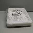 Geelin 40 Pcs 9 Inch Disposable Paint Tray Liner Heavy Duty Plastic Household Paint Pan Trays (White)