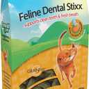 Emerald Pet Grain-Free Chicken Cat Dental Treats  Crunchy Dental Sticks for Cats to Clean Teeth, Reduce Plaque & Tartar, Freshen Breath  Pumpkin for Digestive Health, Natural Cat Chews, 3.6 oz (EXP 01/23/28)