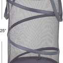 Household Essentials 2027-1 Pop-Up Collapsible Mesh Laundry Hamper | Charcoal, Grey