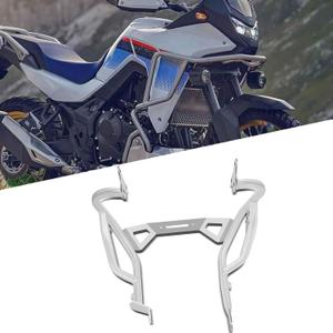 for XL750 TRANSALP XL 750 Transalp 2023 2024 2025 2026 Accessories Motorcycle Bumper Anti-Collision Bar Engine Guard Guard Frame Bumper Engine Protector (Lower Bumper Silver)