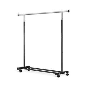Clothes Rack Clothing Racks for Hanging Rolling Heavy Duty Coat Rack Drying Rack Clothing 44 lbs Capacity 35.5" x16.5" Pipe,Rolling Garment Rack Black