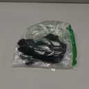 Amosfun Gloves Halloween Nails Halloween Party Costume Gloves Attached Long Fingernails,Pack of 2 (Black)