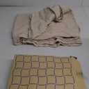 Bedsure 100% Cotton Muslin Throw Blanket Twin XL for Bed - 4-Layer Breathable and Lightweight Thin Soft Summer Gauze Muslin Blankets for Adults, Linen Beige, 66x90 Inches