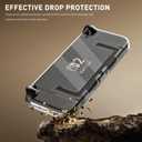 FUNDIARY Clear Protective Case for Switch 2(2025), Shock-Absorption Accessories for Switch 2 Game Storage & Controller with Hard PC Protective Cover Skin, Screen Protector and 4 Thumb Caps