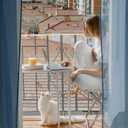 Shappy Balcony Net for Pets 16.5 ft x 2.5 ft Anti Fall Cat Dogs Netting Balcony Mesh Fence Net Screen Protection Crib Mesh for Pets Patios Stairway Clear Stair Banister Guard Apartment(White)