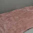 BEDELITE Flannel King Size Pillow Cases Set of 2, Super Soft Fleece Pillowcases with Zipper for Bedroom, Sofa, Couch,Luxury Cozy Fuzzy Velvet Pillow Shams for All Seasons(20x36 Inches,Dusty Pink)