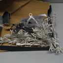 Christmas Decoration Lights, Outdoor Christmas String Light 320 LED 11.5 Ft Waterfall Tree Lights with Big Star Topper 8 Light Modes for Xmas New Year Holiday Garden Yard Indoor Outdoor Decor (Iron-Warm White)